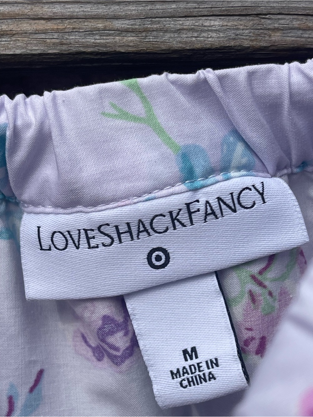 LoveShackFancy Target Pastel Tiered Floral Dress with Tie Straps Sz M - Picture 5 of 12